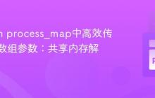 在tqdm process_map中高效传递大型数组参数：共享内存解决方案