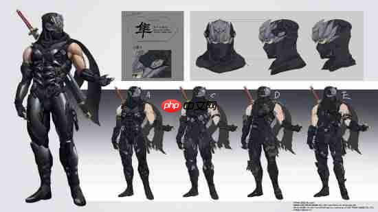 《忍龙4》隼龙概念艺术图公开!传奇黑影谁人不爱 《忍龙4》隼龙概念艺术图公开!传奇黑影谁人不爱