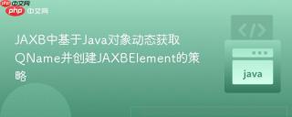 JAXB中基于Java对象动态获取QName并创建JAXBElement的策略