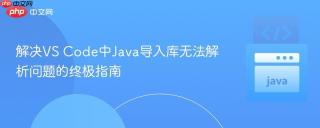 解决VS Code中Java导入库无法解析问题的终极指南