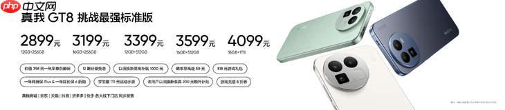 搭载理光GR影像系统,“街拍神器”真我GT8 Pro正式发布,3999元起