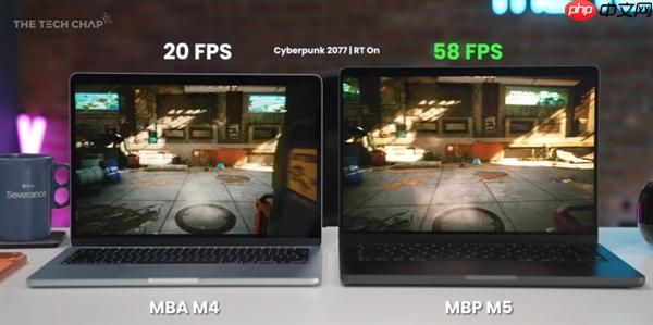 苹果M5游戏性能飞跃！《赛博朋克2077》帧率比M4高290%
