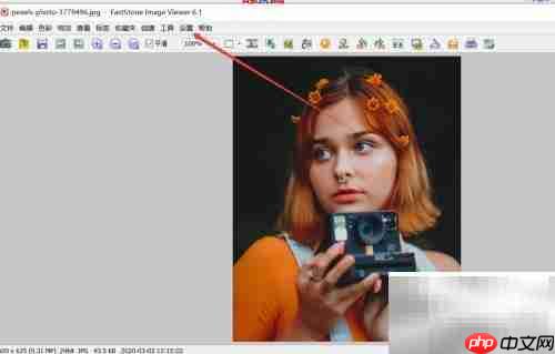 FastStone文字颜色设置方法