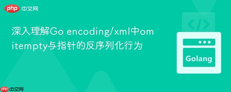 深入理解Go encoding/xml中omitempty与指针的反序列化行为