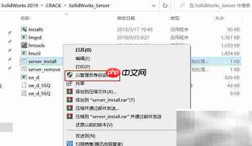 SW 2019许可获取失败