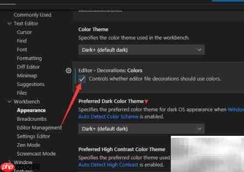 关闭VS Code装饰色彩方法