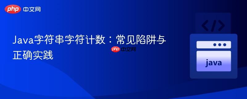 Java字符串字符计数：常见陷阱与正确实践