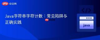 Java字符串字符计数：常见陷阱与正确实践