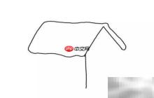 雪地小屋绘画教程