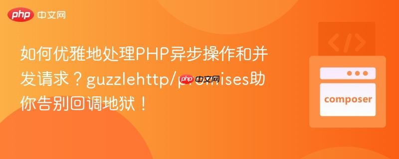 如何优雅地处理PHP异步操作和并发请求？guzzlehttp/promises助你告别回调地狱！