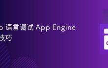 使用 Go 语言调试 App Engine 应用的技巧