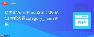 动态化WordPress查询：使用ACF字段设置category_name参数