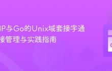 构建PHP与Go的Unix域套接字通信:连接管理与实践指南