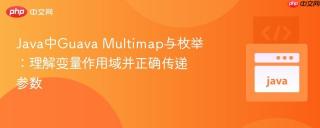 Java中Guava Multimap与枚举：理解变量作用域并正确传递参数