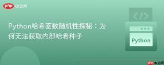 Python哈希函数随机性探秘：为何无法获取内部哈希种子