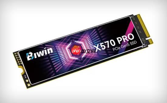 佰维发布国内首款8TB PCIe 5.0固态硬盘 售价5299元