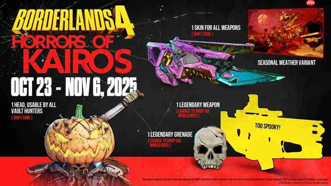 《无主之地4》限免活动“凯洛斯奇谭”现已开启!全新装扮和武器