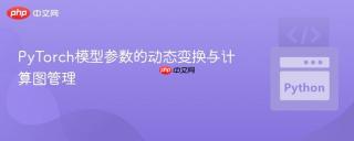 PyTorch模型参数的动态变换与计算图管理