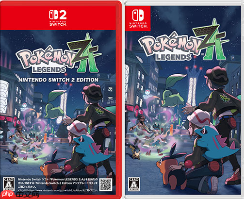 《宝可梦传说 z-a》首周全球销量突破580万新旧主机版各半