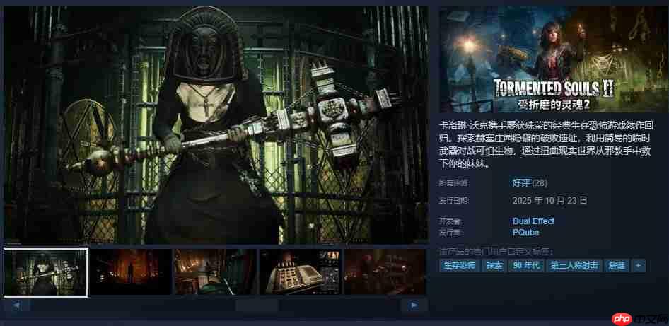 《受折磨的灵魂2》已发售 Steam优惠售价97.2元