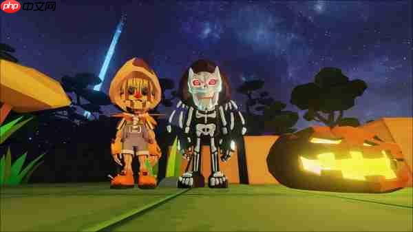 《方块方舟》万圣节来袭！惊魂派对今日正式开幕！