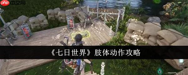 七日世界手游肢体动作怎么做 七日世界肢体动作攻略