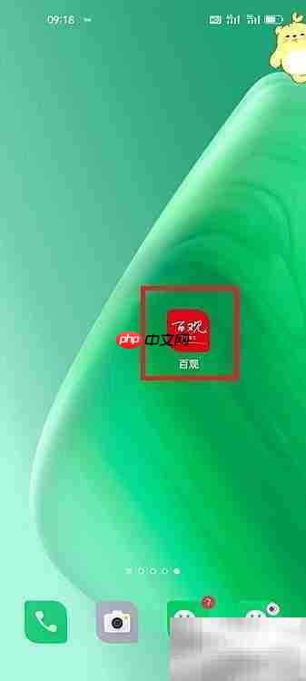 百观app查看版本号方法