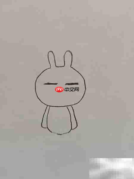 兔斯基简笔画教程