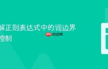 深入理解正则表达式中的词边界与回溯控制