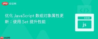 优化 JavaScript 数组对象属性更新：使用 Set 提升性能