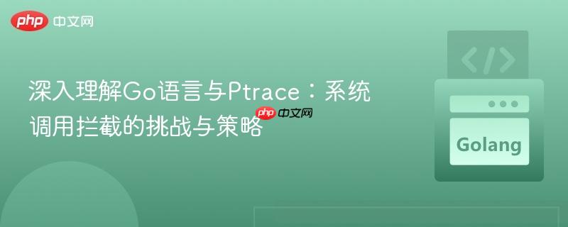 深入理解Go语言与Ptrace:系统调用拦截的挑战与策略