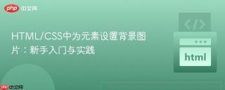 HTML/CSS中为元素设置背景图片：新手入门与实践