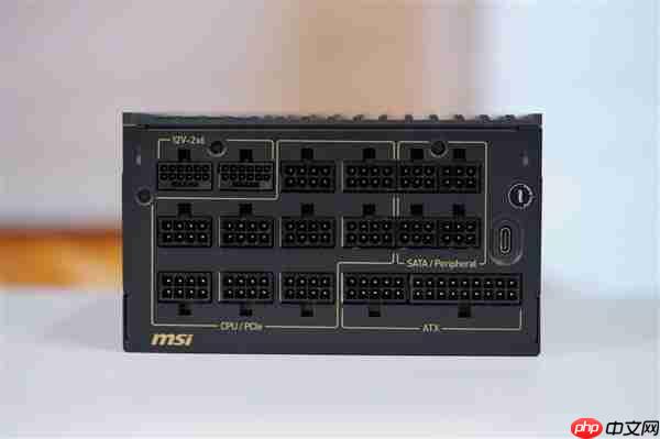 轻松驾驭RTX 5090!微星MEG Ai1600T PCIE5超神电源图赏