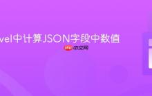 在Laravel中计算JSON字段中数值的总和