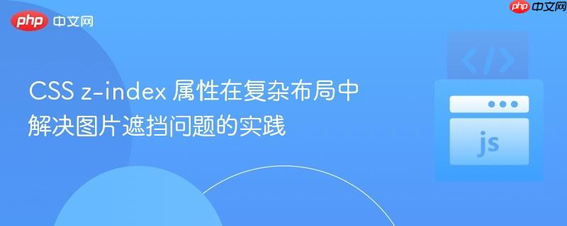 CSS z-index 属性在复杂布局中解决图片遮挡问题的实践