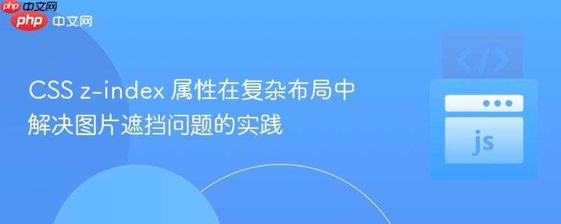CSS z-index 属性在复杂布局中解决图片遮挡问题的实践