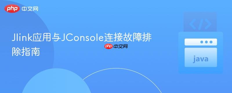 Jlink应用与JConsole连接故障排除指南