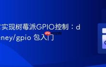 Go语言实现树莓派GPIO控制:davecheney/gpio 包入门