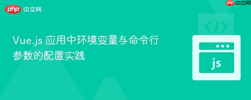 Vue.js 应用中环境变量与命令行参数的配置实践