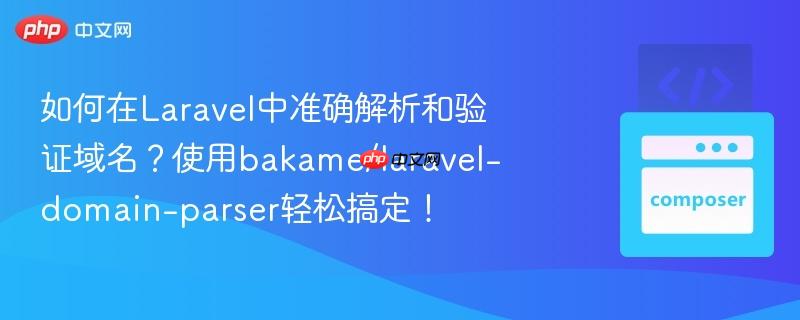 如何在Laravel中准确解析和验证域名?使用bakame/laravel-domain-parser轻松搞定! 如何在Laravel中准确解析和验证域名?使用bakame/laravel-domain-parser轻松搞定!