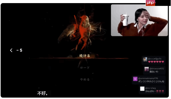 《寂静岭f》女主演员玩游戏:初见惊恐 表情失控