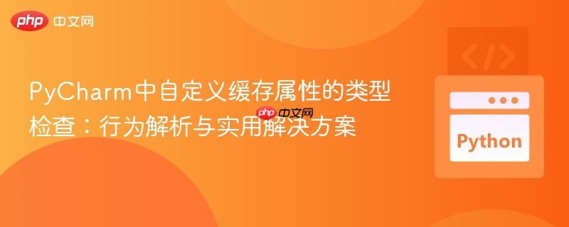 PyCharm中自定义缓存属性的类型检查:行为解析与实用解决方案