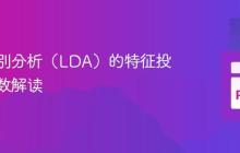 线性判别分析(LDA)的特征投影与系数解读