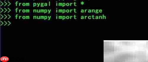 用Python pygal绘制反双曲正切函数图像