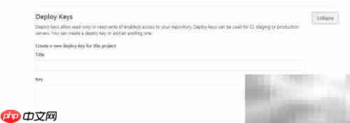 GitLab项目部署密钥配置指南