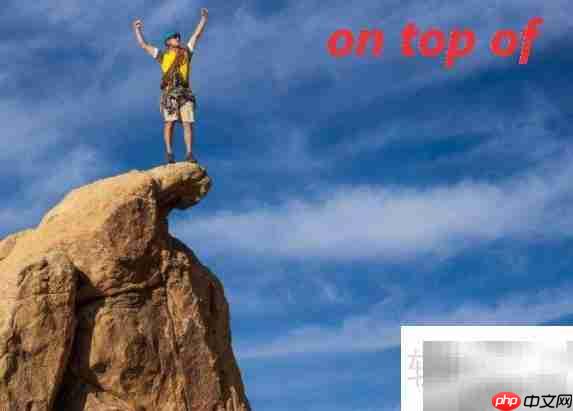 on top of与at top of用法区别