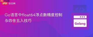 Go语言中float64浮点数精度控制与四舍五入技巧