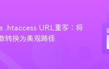 Apache .htaccess URL重写：将动态参数转换为美观路径