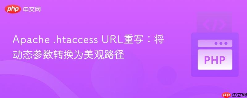 Apache .htaccess URL重写:将动态参数转换为美观路径