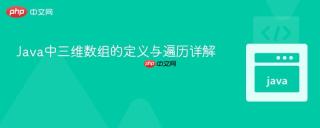 Java中三维数组的定义与遍历详解